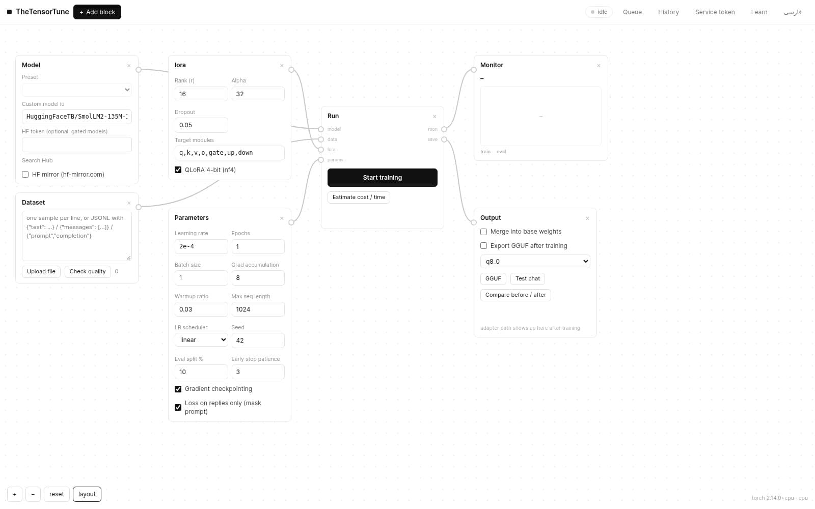 TheTensorTune workbench
